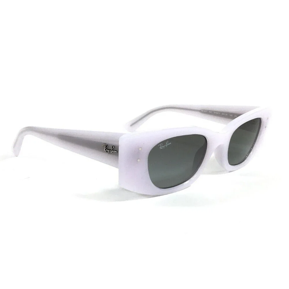 Ray-Ban Sunglasses RB4427 KAT 6759/11 White Snow Frames w/ Gray Gradient Lenses